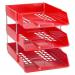 Avery Basics Letter Tray A4/Foolscap Portrait Red 1132RED 44839AV