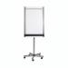 The Bi-Silque Flipchart Easels & Pads Bi-Office Roll Up Mobile Flipchart Easel measures 700x950mm and is silver in color. The easel is portable and can be rolled up for easy transport. The easel is designed to hold flipchart pads and can be adjusted to different heights for convenient use. It has a sleek and modern appearance.