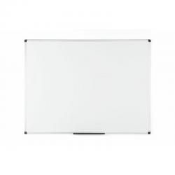 Cheap Stationery Supply of Bi-Office Maya Non Magnetic Melamine Whiteboard Aluminium Frame 1200x900mm 45739BS Office Statationery