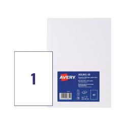 Cheap Stationery Supply of Avery Display Label A3 Removable Matt White (Pack 10 Labels) A3L001-10 45819AV Office Statationery