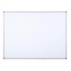 Cheap Stationery Supply of Bi-Office Maya Non Magnetic Melamine Whiteboard Grey Plastic Frame 600x900mm 45900BS Office Statationery