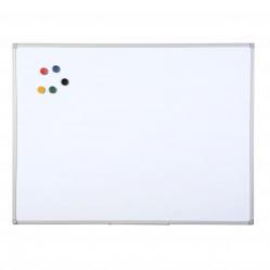Cheap Stationery Supply of Bi-Office Maya Non Magnetic Melamine Whiteboard Grey Plastic Fame 2400x1200mm 45928BS Office Statationery