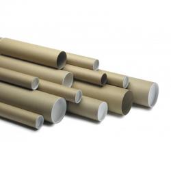Cheap Stationery Supply of ValueX Postal Tube 450 x 75mm Brown (Pack 20) 47615LM Office Statationery