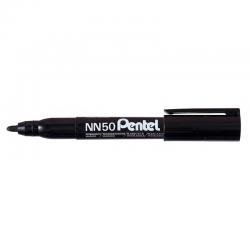 Cheap Stationery Supply of Pentel NN50 Permanent Marker Bullet Tip 1.5mm Line Black (Pack 12) 48252SP Office Statationery