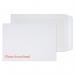The image shows a pack of 125 Blake board backed envelopes in C4 size and white color. They feature a peel and seal closure and are made from 120gsm board. The envelopes measure 324x229mm and are perfect for everyday use.