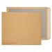 The picture shows a pack of 50 board backed envelopes, measuring 444x368mm, in a manilla color. The envelopes have a peel and seal closure and are made of 120gsm paper. They are suitable for everyday use.