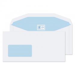 Cheap Stationery Supply of Blake Purely Everyday Mailer Envelope DL Plus 114x235mm Gummed Window 90gsm White (Pack 1000) 48469BL Office Statationery