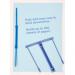 The image showcases the vibrant blue color of the ValueX Plastic Filing Clip, standing out against a white background. The pack includes 20 clips, neatly arranged in a row. Each clip features the ValueX logo and has a smooth and sleek design. The plastic material gives off a shiny finish, giving the impression of durability. Overall, the image exudes a professional and organized look, suitable for any filing needs.