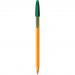 Bic Orange Ballpoint Pen 0.8mm Tip 0.30mm Line Green (Pack 20) - 1199110113 54223BC