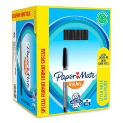 Cheap Stationery Supply of Paper Mate InkJoy 100 Ballpoint Pen 1.0mm Tip 0.7mm Line Black (Pack 80 Plus 20 Free) 56015NR Office Statationery