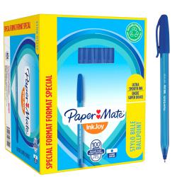Cheap Stationery Supply of Paper Mate InkJoy 100 Ballpoint Pen 1.0mm Tip 0.7mm Line Blue (Pack 80 Plus 20 Free) 56022NR Office Statationery