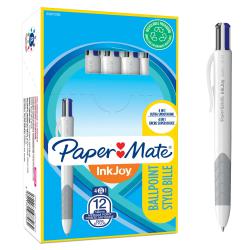 Cheap Stationery Supply of Paper Mate InkJoy Quatro 4 Colours Ballpoint Pen 1.0mm Tip Black/Blue/Green/Red Ink (Pack 12) 56183NR Office Statationery