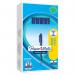 In the image, we see a pack of 12 Newell Brands Ballpoint Pens from Paper Mate. These pens feature a 1.0mm tip and produce a fine 0.4mm line in a vibrant blue color. The flexible grip is comfortable to hold, making writing a pleasure. These pens are perfect for any writing task.
