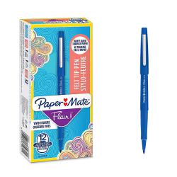 Cheap Stationery Supply of Paper Mate Flair Felt Tip Bl Pack of 12 Office Statationery