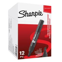 Cheap Stationery Supply of Sharpie W10 Permanent Marker Chisel Tip 1.5-5mm Line Black (Pack 12) 56421NR Office Statationery