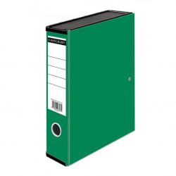 Cheap Stationery Supply of ValueX Box File Paper on Board Foolscap 70mm Capacity 75mm Spine Width Clip Closure Green (Pack 10) 56942XX Office Statationery