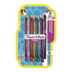 Cheap Stationery Supply of Papermate Erasable Gel Astd PK8 Office Statationery