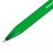 The picture shows a pack of 50 Newell Brands Ballpoint Pens, specifically the Paper Mate InkJoy 100 model. Each pen features a 1.0mm tip and produces a 0.7mm line in a vibrant shade of green. The pens are neatly arranged in the packaging, ready for use.