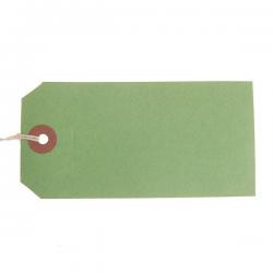 Cheap Stationery Supply of ValueX Reinforced Coloured Strung Tag 120x60mm Green (Pack 1000) T257803 57803CT Office Statationery
