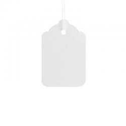 Cheap Stationery Supply of ValueX Reinforced Coloured Strung Tag 37x24mm White (Pack 1000) T257838 57838CT Office Statationery