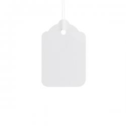 Cheap Stationery Supply of ValueX Reinforced Coloured Strung Tag 37x24mm White (Pack 1000) T257838 57838CT Office Statationery