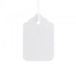 Cheap Stationery Supply of ValueX Reinforced Coloured Strung Tag 48x32mm White (Pack 1000) T257845 57845CT Office Statationery