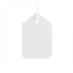 Cheap Stationery Supply of ValueX Reinforced Coloured Strung Tag 48x32mm White (Pack 1000) T257845 57845CT Office Statationery