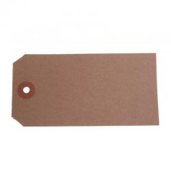 Cheap Stationery Supply of ValueX Reinforced Unstrung Tag 120x60mm Buff (Pack 1000) T257880 57880CT Office Statationery