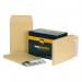 New Guardian Pocket Gusset Envelope C4 Peel and Seal Plain Power-Tac 25mm Gusset 130gsm Manilla (Pack 100) - E27266 58717BG