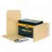 The picture shows a pack of 100 Bong UK Ltd Gusset Envelopes, with a C4 size and a peel and seal window. These New Guardian Pocket Gusset Envelopes are made of 130gsm Manilla and feature a 25mm Power-Tac gusset.