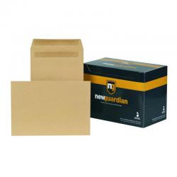 Cheap Stationery Supply of New Guardian Pocket Envelope C4 Self Seal Plain 130gsm Manilla (Pack 250) 58738BG Office Statationery