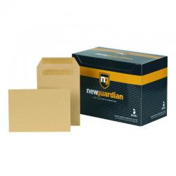 Cheap Stationery Supply of New Guardian Pocket Envelope C5 Self Seal Plain 130gsm Manilla (Pack 250) 58794BG Office Statationery
