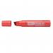 The picture shows a pack of 6 red Pentel N50XL Permanent Markers with a jumbo chisel tip of 17mm, labeled Pentel Co Permanent Markers. The markers are neatly organized and ready for use.