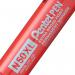 The photograph features a pack of Pentel Co Permanent Markers in red, each with a jumbo chisel tip of 17mm. There are six markers in the pack, and they are labeled as the N50XL model. The markers are displayed against a white background, with the company logo and brand name clearly visible.