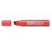 Pentel N50XL Permanent Marker Jumbo Chisel Tip 17mm Line Red (Pack 6) - N50XL-B 59046PE