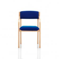 Cheap Stationery Supply of Madrid Visitor Chair Blue With Arms BR000085 60176DY Office Statationery