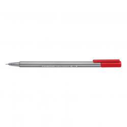 Cheap Stationery Supply of Staedtler Triplus Fineliner Pen 0.8mm Tip 0.3mm Line Red (Pack 10) 334-2 60922SR Office Statationery