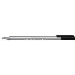 Cheap Stationery Supply of Staedtler Triplus Fineliner Pen 0.8mm Tip 0.3mm Line Black (Pack 10) 334-9 60957SR Office Statationery