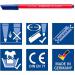 Staedtler Noris Fibre-Tip Pen 1mm Line Assorted Colours (Pack 20) 326 WP20 60971SR