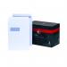 The picture shows the professional and durable Bong UK Ltd C4 Envelopes, which are designed with a Plus Fabric Pocket and Self Seal Window. They are made from 120gsm White material and come in a pack of 250.