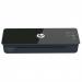 The photograph displays a sleek and modern HP laminating machine. Its compact size and A4 capabilities make it perfect for any office or home setting. The Pro Laminator 600 offers high-quality laminating results for your documents and photos.