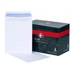 Cheap Stationery Supply of Plus Fabric Pocket Envelope C4 Self Seal Plain 120gsm White (Pack 250) 61251BG Office Statationery