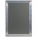 The Hampton Frames Literature Holders Photo Album is a modern and stylish way to display your business certificates. Made with a sleek silver aluminum frame and a plastic front, this A4 size frame is perfect for showcasing important documents. The snap closure design makes it easy to switch out photos or certificates.