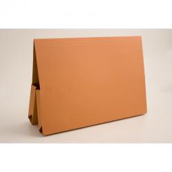 Cheap Stationery Supply of Guildhall Double Pocket Legal Wallet Manilla Foolscap 315gsm Orange (Pack 25) 65993EX Office Statationery