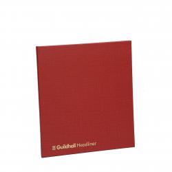 Cheap Stationery Supply of Guildhall Headliner Account Book Casebound 298x273mm 21 Cash Columns 80 Pages Red 48/21Z 66175EX Office Statationery