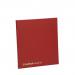 Guildhall Headliner Account Book Casebound 298x273mm 4 Debit 12 Credit 80 Pages Red - 48/4-12Z 66196EX