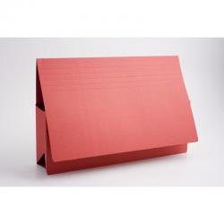 Cheap Stationery Supply of Guildhall Probate Wallet Manilla Foolscap 315gsm Red (Pack 25) 66427EX Office Statationery