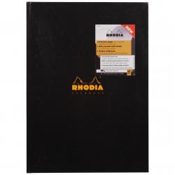 Cheap Stationery Supply of Rhodia A4 Casebound Hard Cover Notebook Ruled 192 Pages (Pack 3) 119230C 66686EX Office Statationery