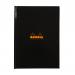 Rhodia A5 Hard Cover Casebound Business Book Ruled 192 Pages Black (Pack 3) - 119231C 66728EX