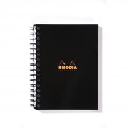 Cheap Stationery Supply of Rhodia A5 Wirebound Hard Cover Business Book A-Z Index Ruled 160 Pages Black (Pack 3) 66735EX Office Statationery